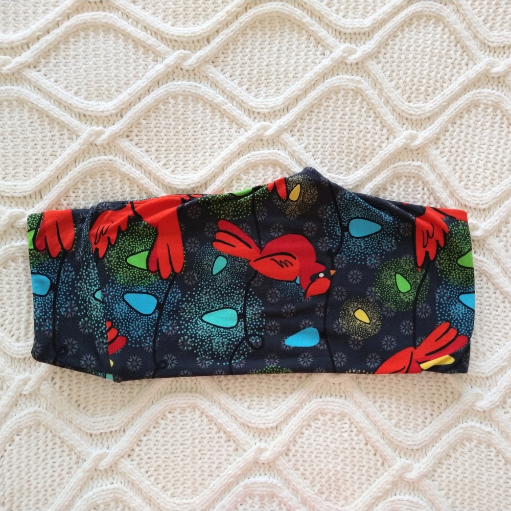 4/$25 ❤️ LuLaRoe OS Leggings Christmas Lights & Cardinals